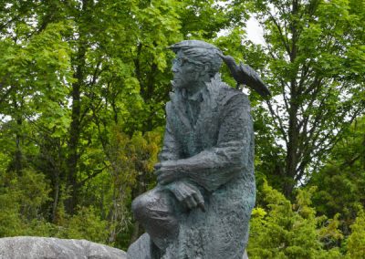 Piemineklis rakstniekam.