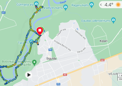 Siguldas pārgājiena maršruts