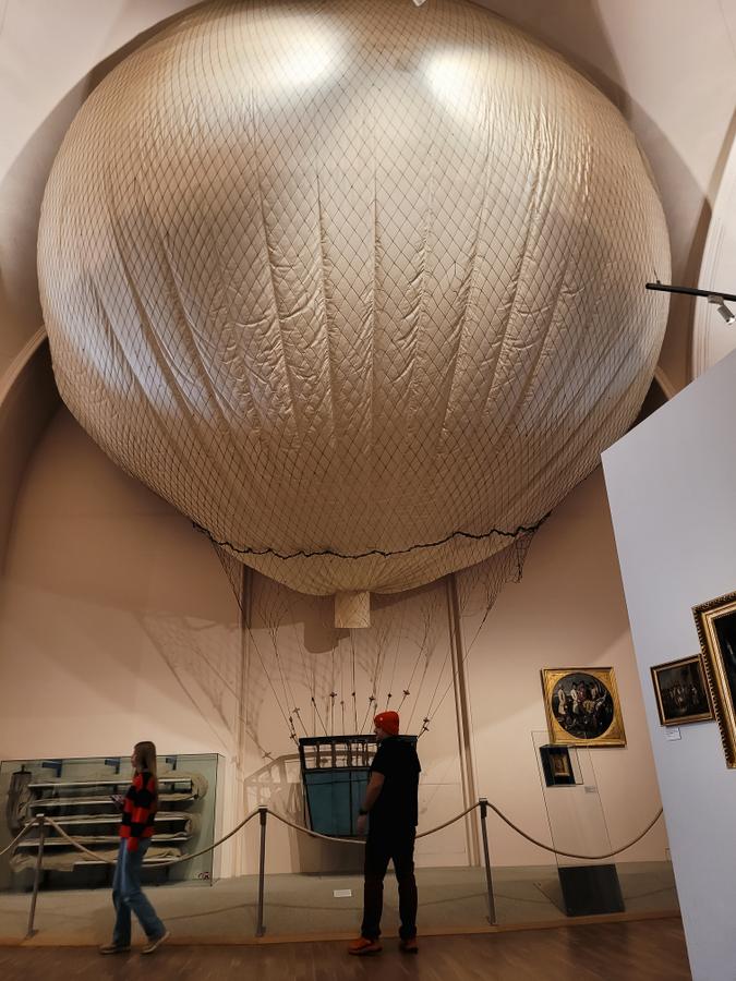 Gaisa balons Militārās vēstures muzejā